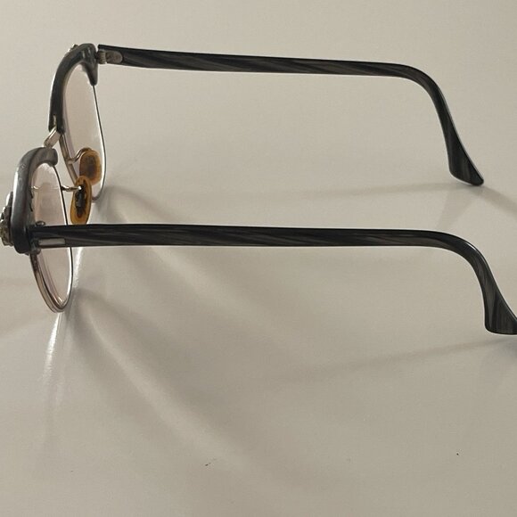 Vintage 50's Cat Eye Rhinestone FRAMES ONLY S/C 1/10 12k Gold Filled Glasses USA - Picture 13 of 16